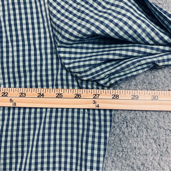 Ralph Lauren Shirt Men's Long Sleeve Button Up Cotton Plaid Green Size 3XB Big - Picture 7 of 11